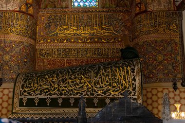 Konya - Hindi. Mevlana Celaladdin Rumi 'nin Mezarı
