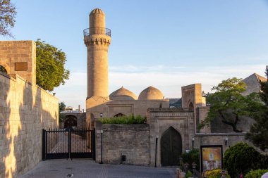 Bakü - Azerbaycan: 21 Mayıs 2024. Bakü 'deki Shirvanshahlar Sarayı.