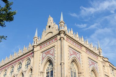 Bakü 'deki Ismailiya Sarayı, Azerbaycan..