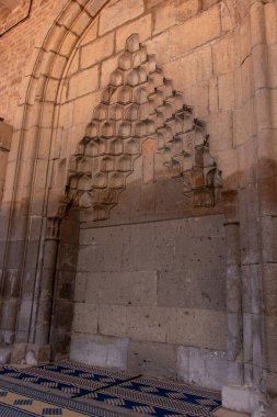 Bulgur Tekke Camiinin Mihrab 'ı. Mihrab sanatı.