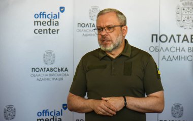Poltava, Ukrayna - 10 Ağustos 2023: Ukrayna Enerji Bakanı Alman Galuşçenko 