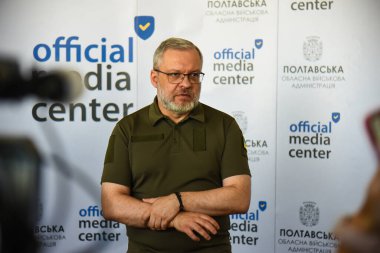 Poltava, Ukrayna - 10 Ağustos 2023: Ukrayna Enerji Bakanı Alman Galuşçenko 