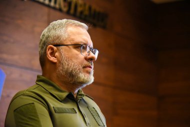 Poltava, Ukrayna - 10 Ağustos 2023: Ukrayna Enerji Bakanı Alman Galuşçenko 