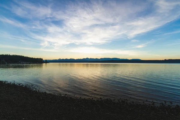 고요한 조용한 만지지 자연의 아름다움 올림픽 워싱턴 태평양 북서부 — 스톡 사진