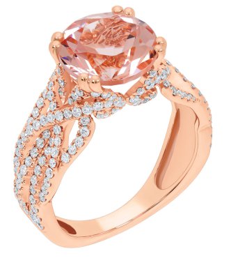 değerli taşlar ile güzel altın yüzük.