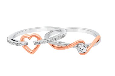 Değerli taşlı altın yüzük