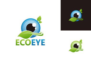 Ecology Eye Logo Template Design Vector, Emblem, Design Concept, Creative Symbol, Icon