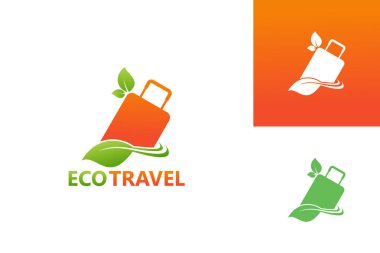 Ecology Travel Logo Template Design Vector, Emblem, Design Concept, Creative Symbol, Icon