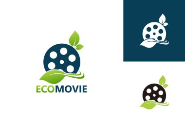 Ecology Movie Logo Template Design Vector, Emblem, Design Concept, Creative Symbol, Icon