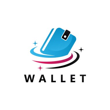 Digital Wallet Logo Template Design Vector, Emblem, Design Concept, Creative Symbol, Icon