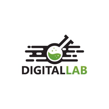 Digital Lab Logo Template Design Vector, Emblem, Design Concept, Creative Symbol, Icon