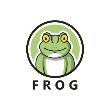 Frog Logo Template Design Vector