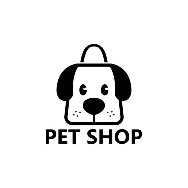 Pet Shop Logo tasarım şablonu