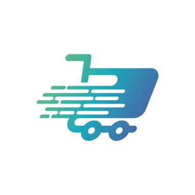 Digital fast store logo template design