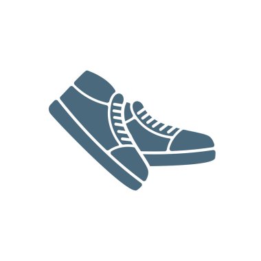 Shoes logo template design vector
