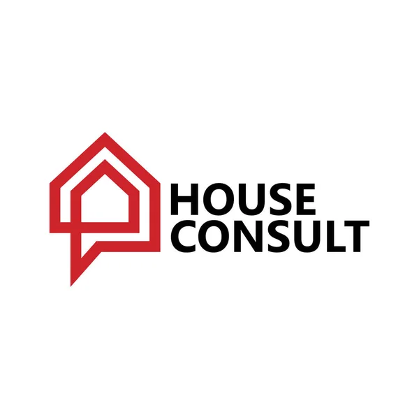 House consult logo template design