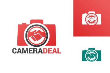 Camera Deal Logo Template Design Vector, Emblem, Design Concept, Creative Symbol, Icon