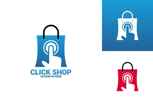 Shoppingväska Logotyp Mall Vektor Illustration — Stock vektor