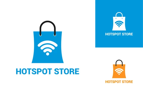 Shopping Logotyp Mall Vektor Illustration Design — Stock vektor