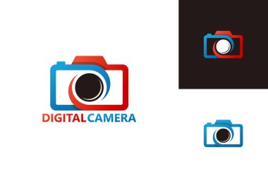 Digital Camera Logo Template Design Vector, Emblem, Design Concept, Creative Symbol, Icon