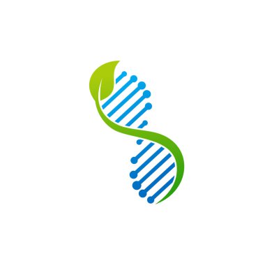 Eco DNA Logo Template Design Vector, Emblem, Design Concept, Creative Symbol, Icon