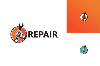 Repair Logo Template Design Vector, Emblem, Design Concept, Creative Symbol, Icon