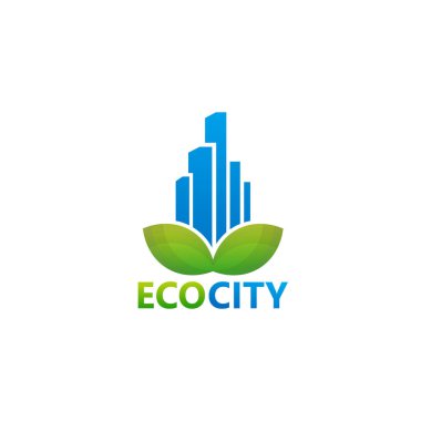 Eco City Logo Template Design Vector, Emblem, Design Concept, Creative Symbol, Icon