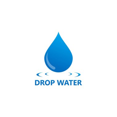 Water Drop Logo Template Design Vector, Emblem, Design Concept, Creative Symbol, Icon