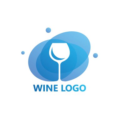 Modern Wine Logo Template Design