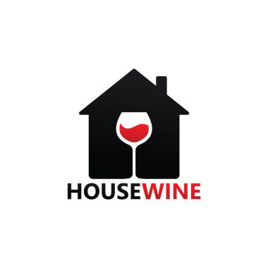 House Wine Logo Template Design