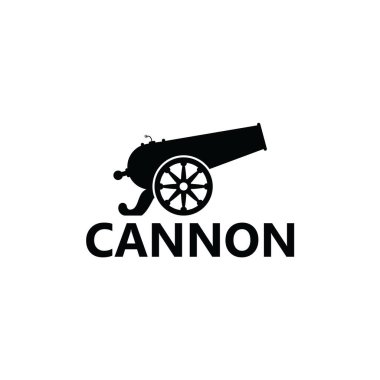 Cannon Weapons Logo Template Design
