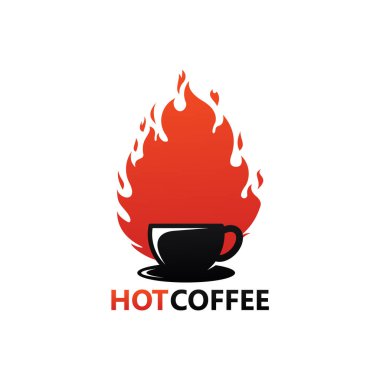 Hot Coffee Logo Template Design