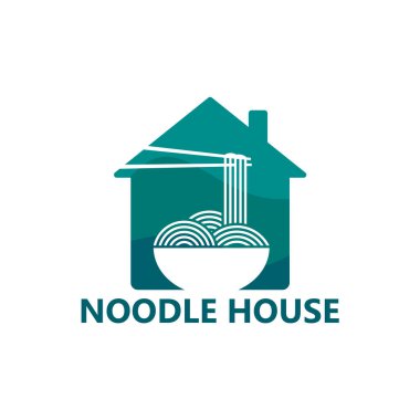 Noodle House Logo Template Design Vector, Emblem, Design Concept, Creative Symbol, Icon