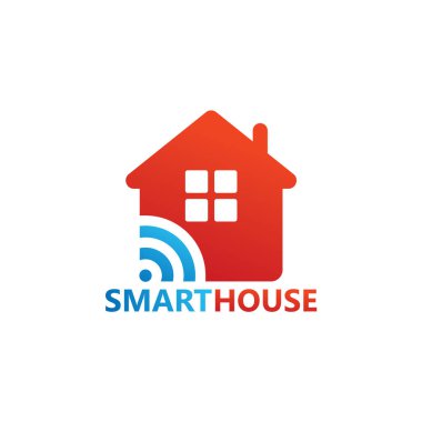 Smart House Logo Template Design Vector, Emblem, Design Concept, Creative Symbol, Icon