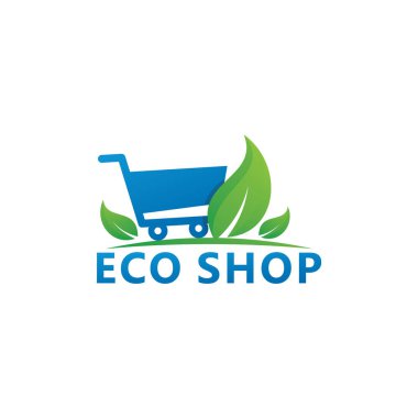 Eco Dükkanı Logo tasarım şablonu