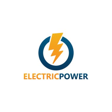 Electric Power Logo Template Design clipart