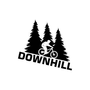 Downhill Bike Logo Template Design