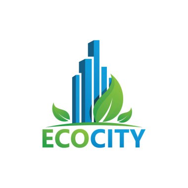 Eko kent Logo tasarım şablonu