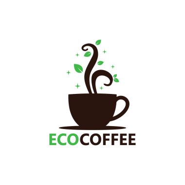 Eco Coffee Logo Template Design