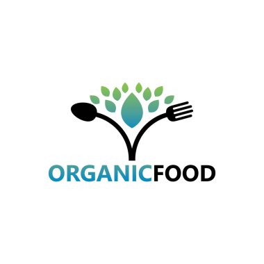 Organic Food Logo Template Design