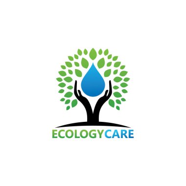 Ecology Care Logo Template Design