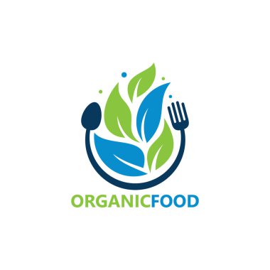 Organic Food Logo Template Design