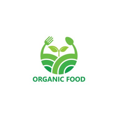 Organic Food Logo Template Design