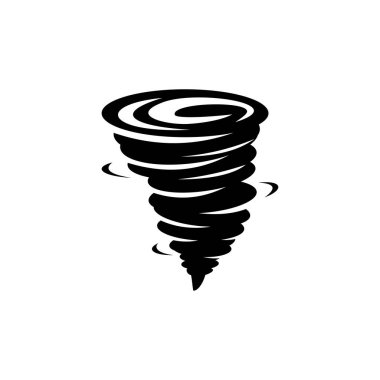 Tornado vortex logo template design