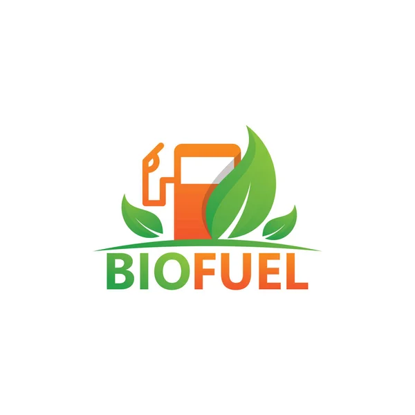 Bio Fuel Logo Template Design — Archivo Imágenes Vectoriales