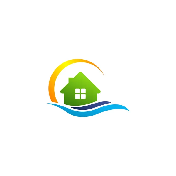 stock vector home house logo template vector
