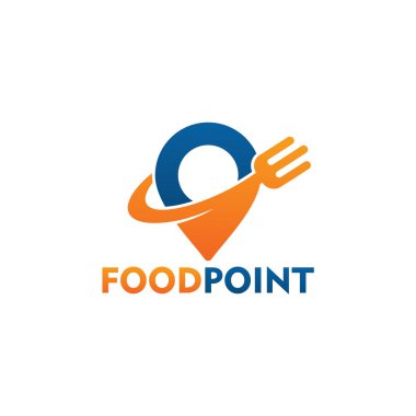 Food Point Logo Template Design
