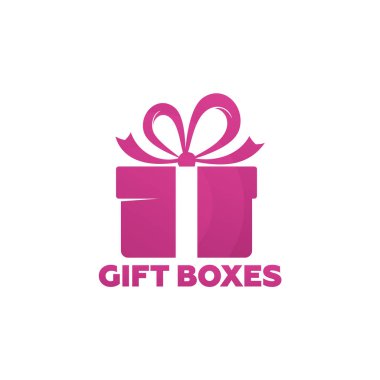 Gift Boxes Logo Template Design Vector, Emblem, Design Concept, Creative Symbol, Icon
