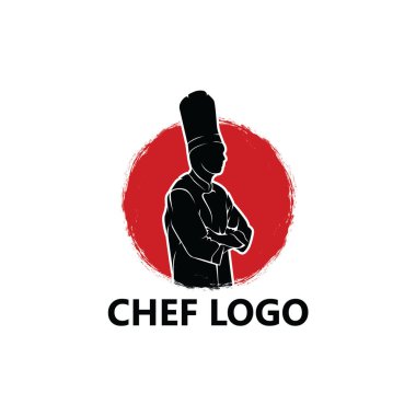 Şef logo şablon tasarım vektörü