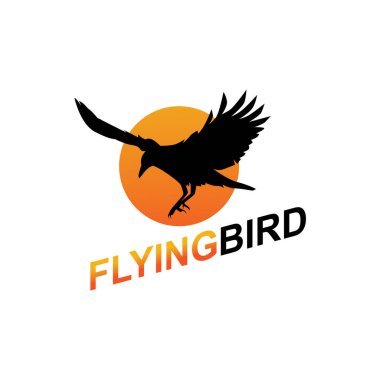 Flying Bird Logo Template Design